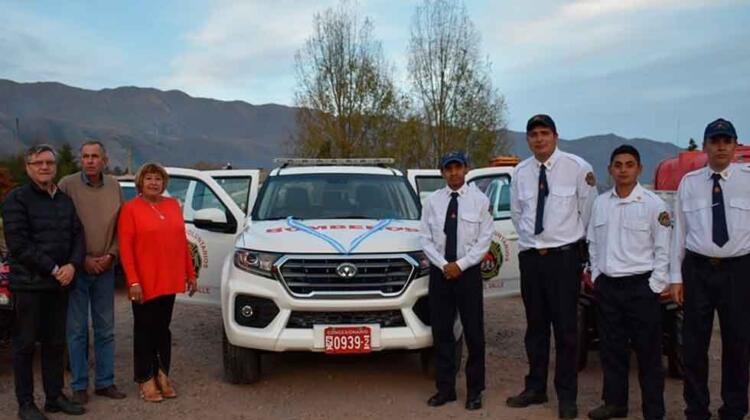 Nuevos vehículos para los bomberos voluntarios de Tafí del Valle