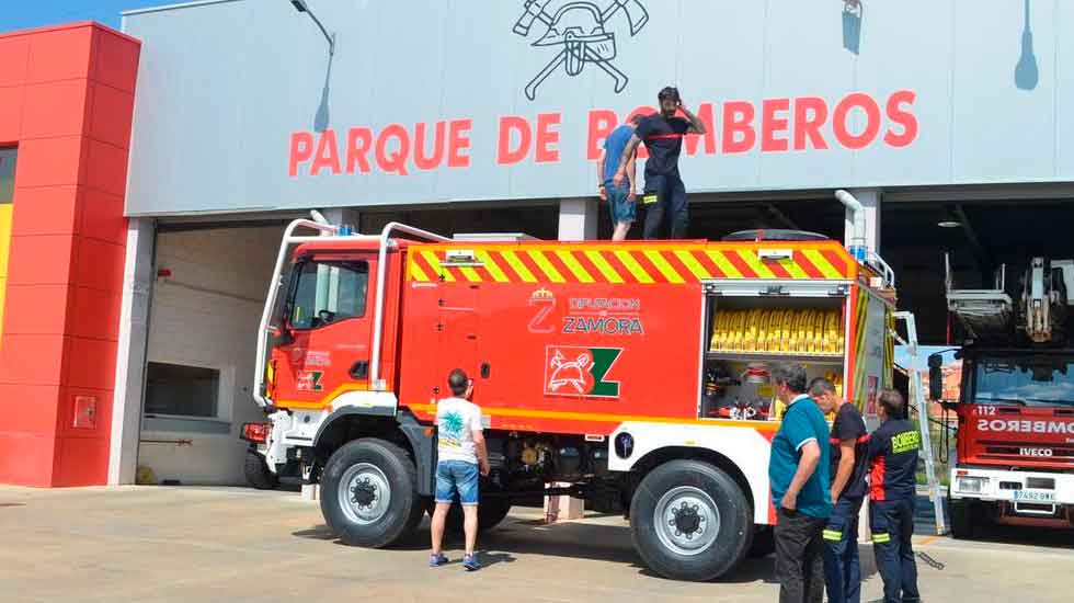 Nueva autobomba forestal para Bomberos de Benavente