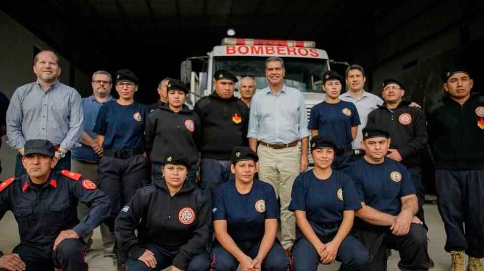 Inauguran el cuartel de Bomberos Voluntarios de Machagai