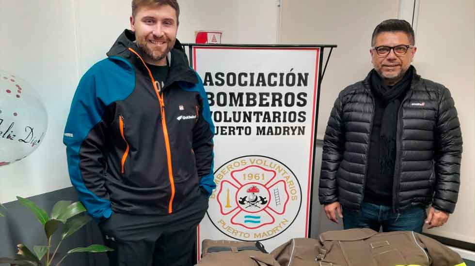 Los bomberos de Madryn recibieron importante donación