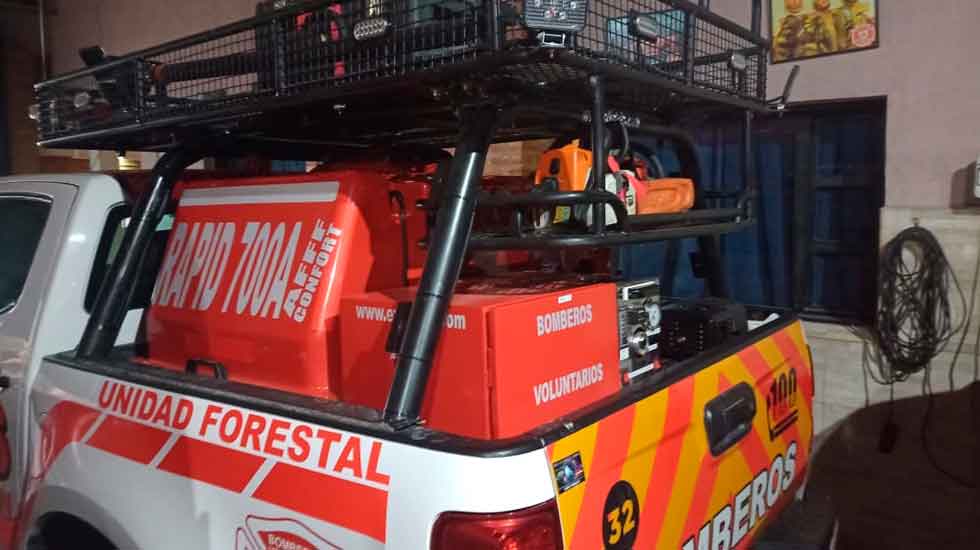 Bomberos de Trelew incorporaron nuevo equipamiento