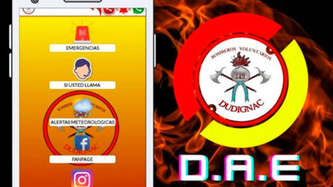 Bomberos de Dudignac lanzaron un novedoso sistema ante emergencias