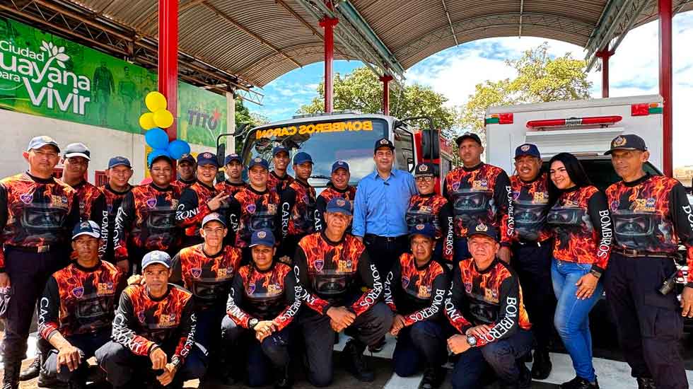 Reinauguran Cuartel de Bomberos de Caroní
