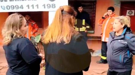 Polémico desalojo de bomberos voluntarios en Lambaré