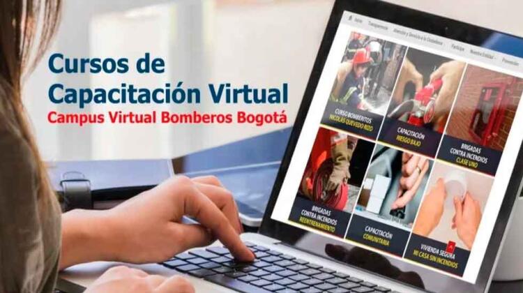 El Cuerpo de Bomberos Bogotá cuenta con un campus virtual