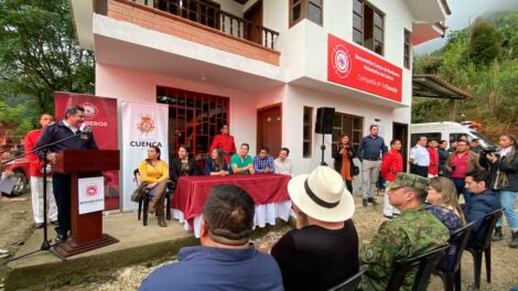 Nueva estación de Bomberos en la parroquia Chaucha