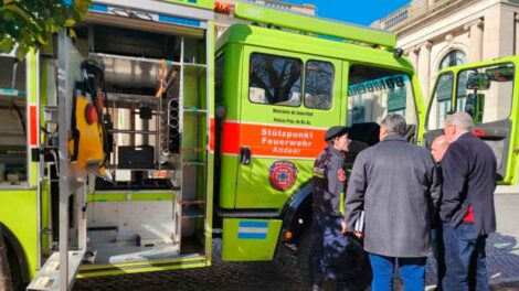 El Cuartel de Bomberos de Villa Italia con nuevo autobomba