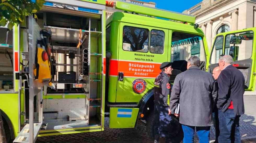 El Cuartel de Bomberos de Villa Italia con nuevo autobomba