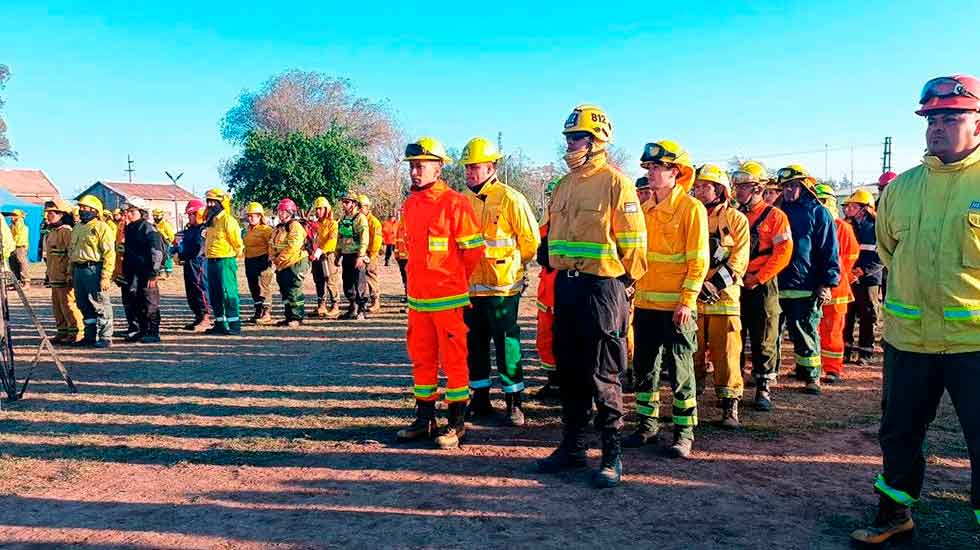 Bomberos de Añatuya participaron de la Movilización Forestal Nacional