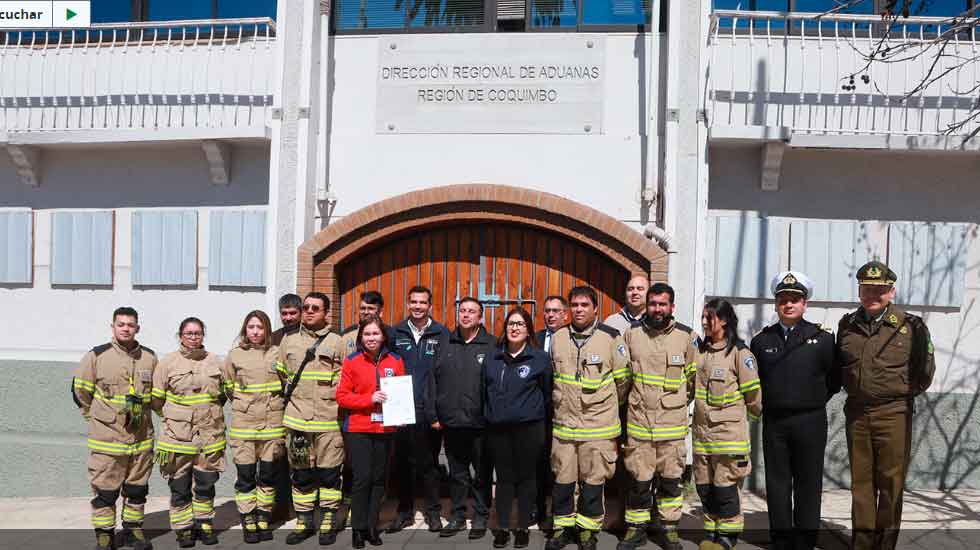 Bomberos de Coquimbo recibe vehículos en desuso para practicas