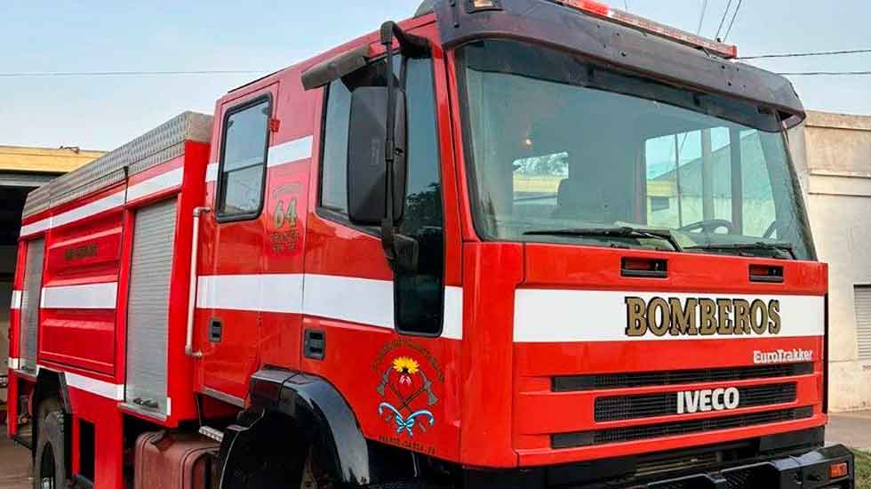 Los Bomberos Voluntarios de Franck sumaron una nueva unidad