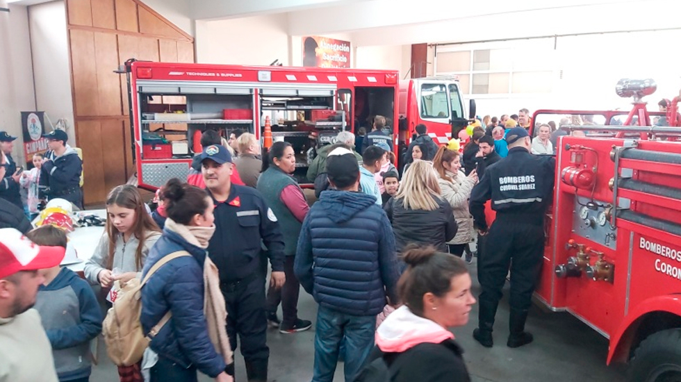 Los niños suarenses se convirtieron en bomberos por un día