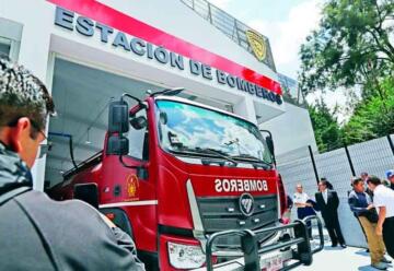 Inauguran estación de bomberos en Cuajimalpa