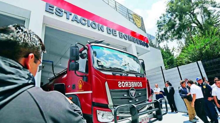Inauguran estación de bomberos en Cuajimalpa