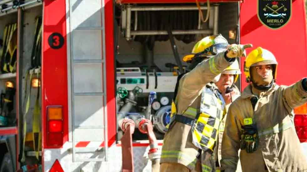 Bomberos de Merlo se capacitarán en Psicología de la Emergencia