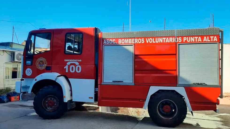 Nueva unidad para los Bomberos Voluntarios de Punta Alta
