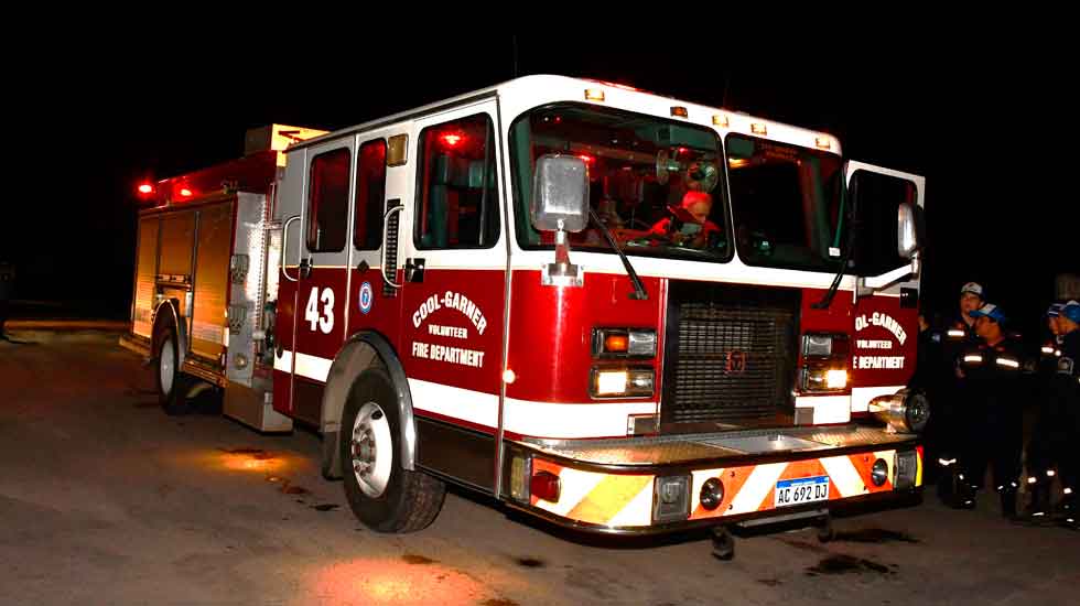 Bomberos Voluntarios de Martini cuentan con una nueva unidad