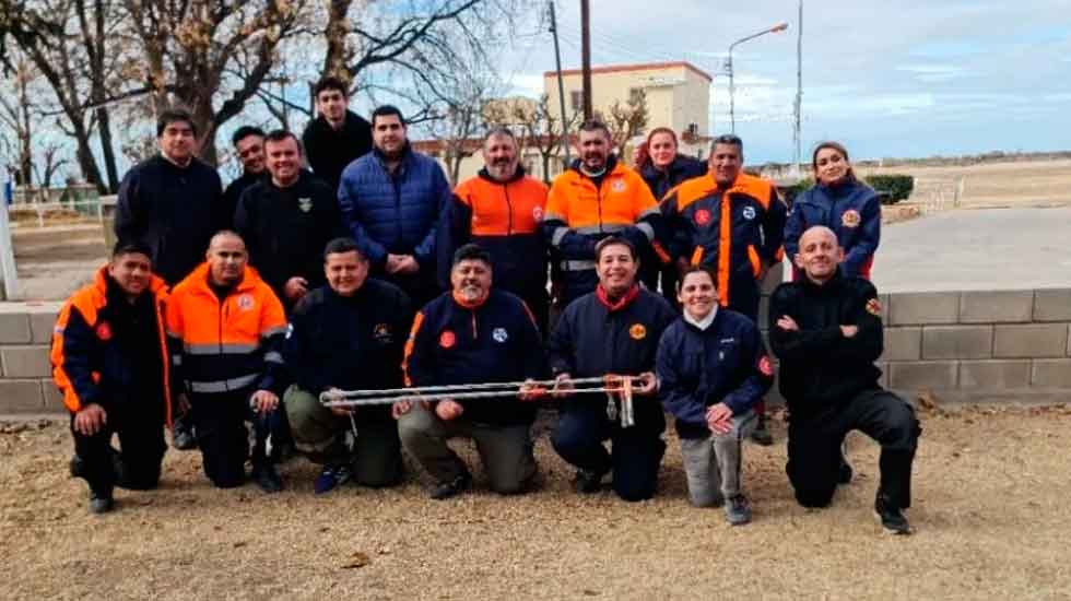 Bomberos de Villa de Merlo se capacitaron en telecomunicaciones