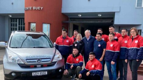Bomberos de Montebuey presentaron una nueva unidad