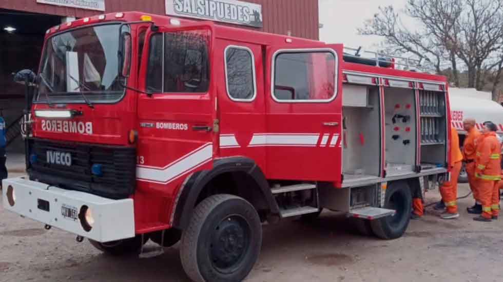 Bomberos Voluntarios de Salsipuedes con nueva Autobomba