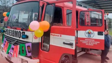 Bomberos Voluntarios de Mechita adquirió una nueva autobomba