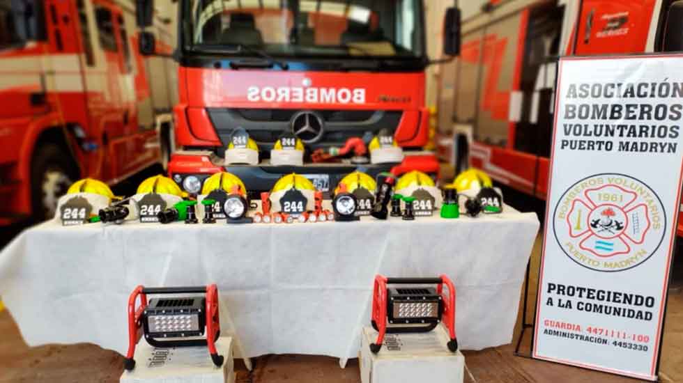 Bomberos de Puerto Madryn adquirieron nuevo equipamiento