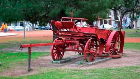 Restaurarán el histórico carro de bomberos de la Plaza San Martín