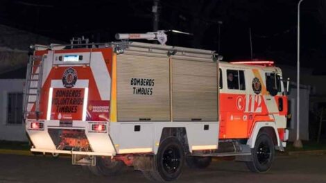 Primer autobomba para los Bomberos Voluntarios de Timbúes
