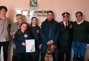 Declaración de Interés Municipal a la brigada canina de Bomberos
