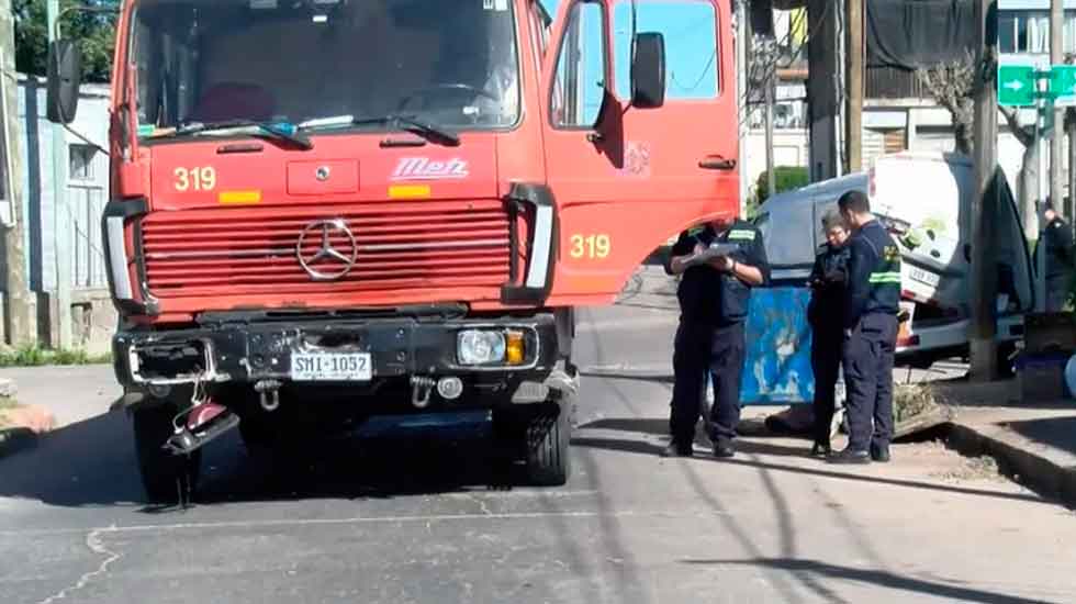 Dos mujeres atropelladas por camión de Bomberos