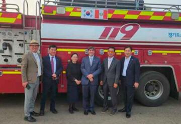 Donación de 21 vehículos de emergencia de la República de Corea