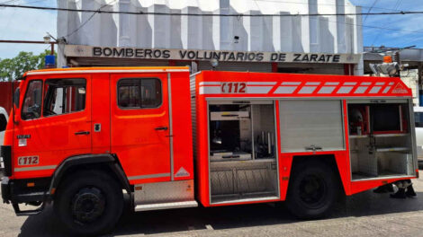 Los Bomberos de Zárate suman un Nuevo Autobomba 