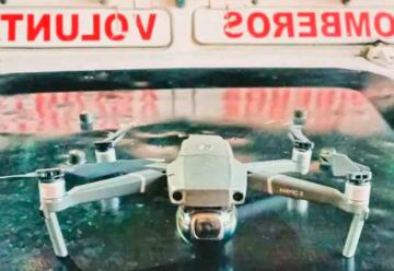 Donan un drone a los bomberos voluntarios de Salto de las Rosas