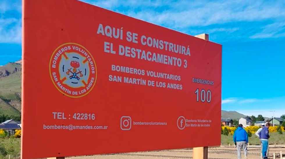 Comenzó la obra para el destacamento de Bomberos en Chacra 32