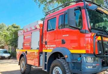 Nuevo carro bomba de incendios forestales para Bomberos de San Felipe