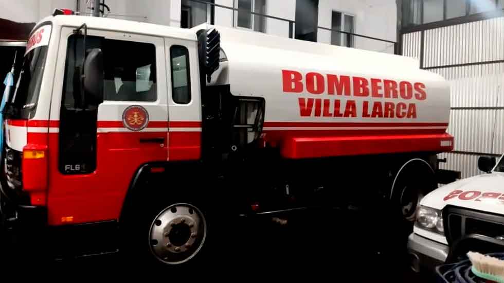 Bomberos de Villa Larca cuentan con una nueva unidad móvil