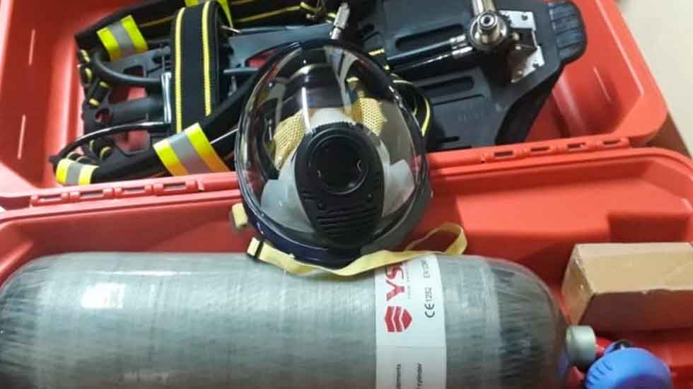 Bomberos adquirió nuevos equipos de protección respiratoria