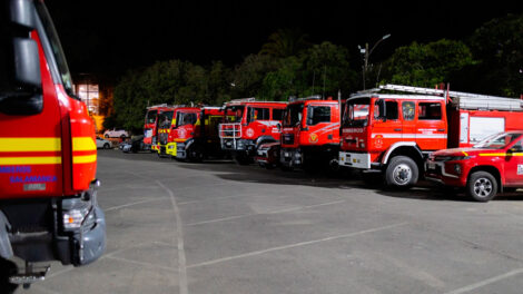 Sistema Nacional de Operaciones movilizó 171 recursos y más de 1.100 Bomberos