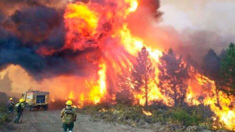 Bomberos de Córdoba viajan para relevos en los incendios de Chubut