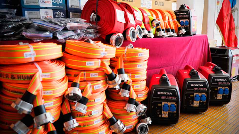 Nueva donación de Estados Unidos a Bomberos de Quilpué para combatir incendios