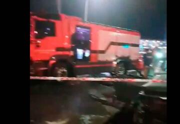 Carro bomba chocó con dos vehículos particulares en Santiago