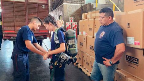 ARGENFIRE Suministra Equipos de Respiración a los Cuarteles de Tigre