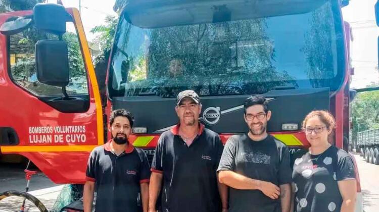 Recuperación de una unidad de bomberos de Luján de Cuyo