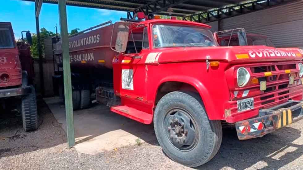 Bomberos de Caucete en problemas para seguir funcionando