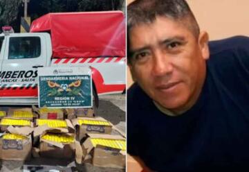 Jefe de bomberos es detenido tras el hallazgo de cocaína en un móvil