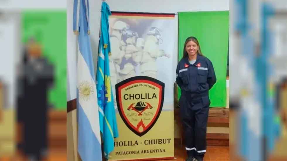 Por primera vez una mujer es jefa de Bomberos de Cholila