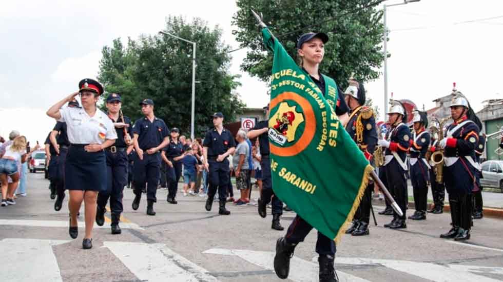 Bomberos voluntarios de Sarandí celebraron sus 100 años