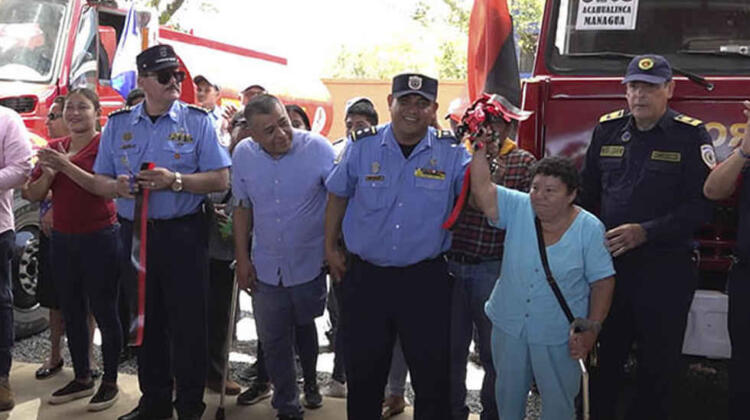 Bomberos Unidos inaugura estación en el barrio Acahualinca