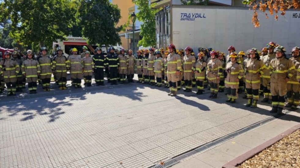 Bomberos de O’Higgins reciben equipos de protección personal