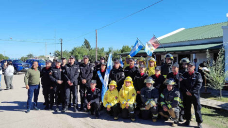 Quedó inaugurado el Cuartel de Bomberos de Garabato
